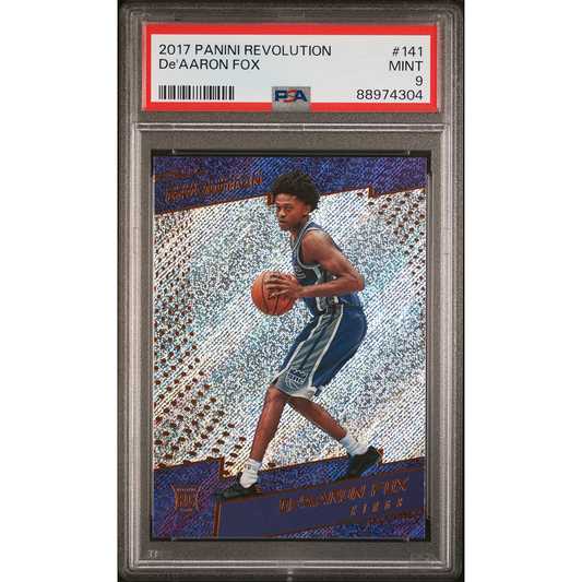 2017 Panini Revolution De'Aaron Fox Rookie - PSA 9